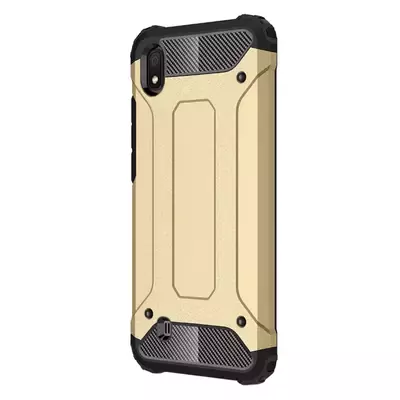 Microsonic Samsung Galaxy A10 Kılıf Rugged Armor Gold