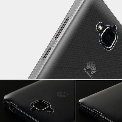 Microsonic Huawei Y6 Pro Kılıf Transparent Soft Mavi