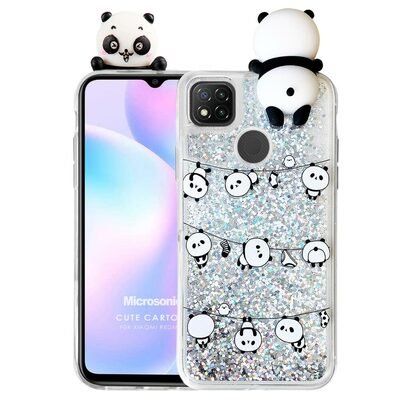 Microsonic Xiaomi Redmi 9C Kılıf Cute Cartoon Panda