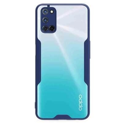 Microsonic Oppo A52 Kılıf Paradise Glow Lacivert