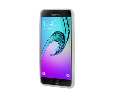 CaseUp Samsung Galaxy A7 2016 Lazer Kesim Silikon Kılıf Gümüş