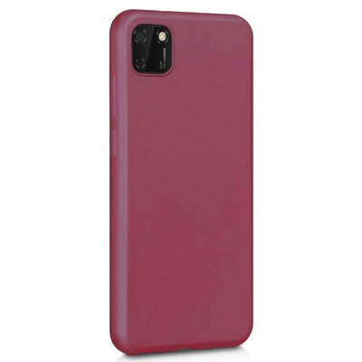 Microsonic Huawei Y5P Kılıf Matte Silicone Mor