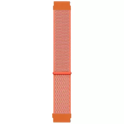 Microsonic Samsung Galaxy Watch FE Hasırlı Kordon Woven Sport Loop Turuncu