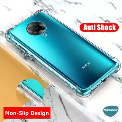 Microsonic Xiaomi Poco F2 Pro Kılıf Shock Absorbing Şeffaf