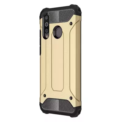 Microsonic Samsung Galaxy M30 Kılıf Rugged Armor Gold