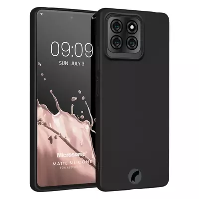 Microsonic Matte Silicone Reeder S71 Kılıf Siyah