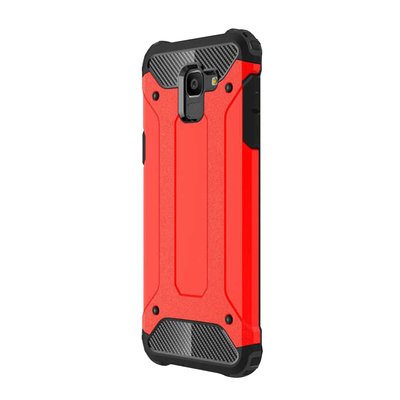 Caseup Samsung Galaxy J6 Kılıf Tank Kırmızı