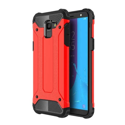 Caseup Samsung Galaxy J6 Kılıf Tank Kırmızı