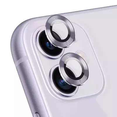 Microsonic Apple iPhone 11 Tekli Kamera Lens Koruma Camı Lila