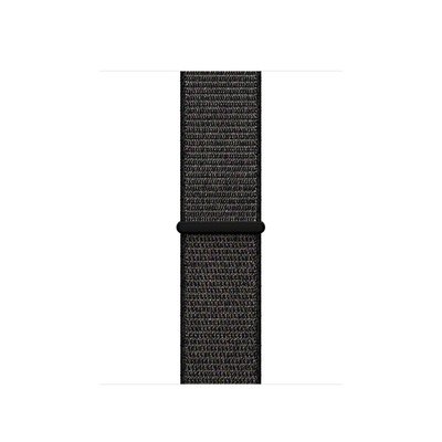 Microsonic Apple Watch 3 42mm Nylon Loop Kordon Siyah