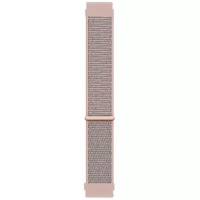 Microsonic Samsung Galaxy Watch FE Hasırlı Kordon Woven Sport Loop Rose Gold