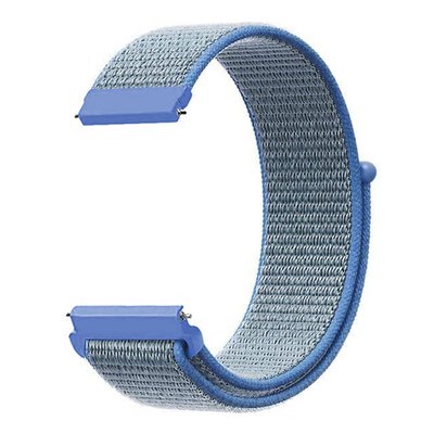 Microsonic Xiaomi Amazfit GTR 42mm Hasırlı Kordon Woven Sport Loop Mavi