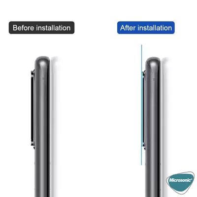 Microsonic Apple iPad Pro 13 2024 (A2925-A2926) Kamera Lens Koruma Camı V2 Siyah
