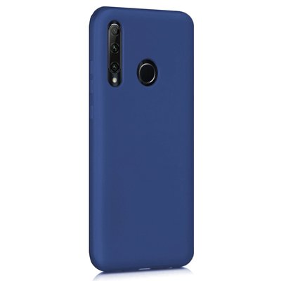 Microsonic Huawei Y6P Kılıf Matte Silicone Lacivert