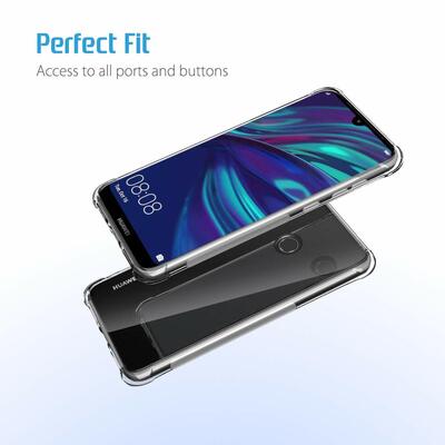 Microsonic Huawei Y7 2019 Kılıf Anti Shock Silikon Şeffaf