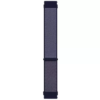 Microsonic Samsung Galaxy Watch FE Hasırlı Kordon Woven Sport Loop Mor