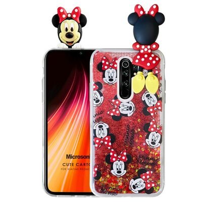 Microsonic Xiaomi Redmi 9 Kılıf Cute Cartoon Minnie Mouse