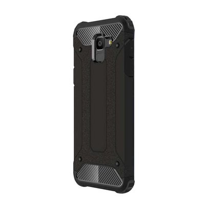 Caseup Samsung Galaxy J6 Kılıf Tank Siyah