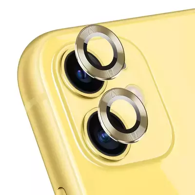 Microsonic Apple iPhone 11 Tekli Kamera Lens Koruma Camı Gold