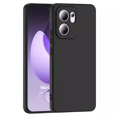 Microsonic Oppo Reno 13F 5G Kılıf Groovy Soft Siyah