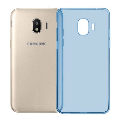 Caseup Samsung Galaxy J4 Kılıf Transparent Soft Mavi