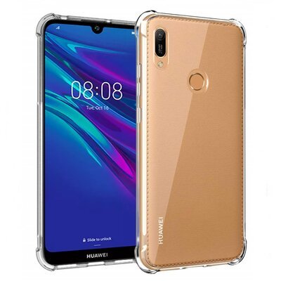 Microsonic Huawei Y6 2019 Kılıf Anti Shock Silikon Şeffaf