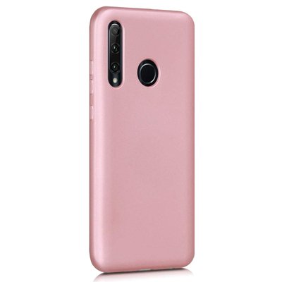 Microsonic Huawei Y6P Kılıf Matte Silicone Rose Gold