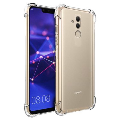 Microsonic Huawei Mate 20 Lite Kılıf Anti Shock Silikon Şeffaf