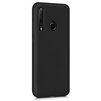 Microsonic Huawei Y6P Kılıf Matte Silicone Siyah