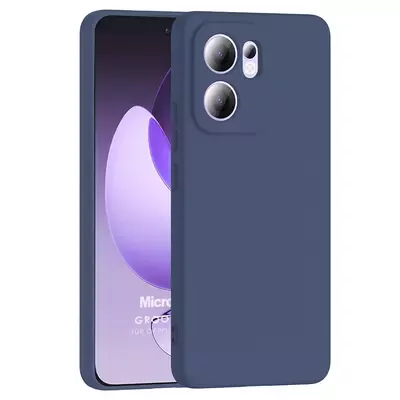 Microsonic Oppo Reno 13F 5G Kılıf Groovy Soft Lacivert