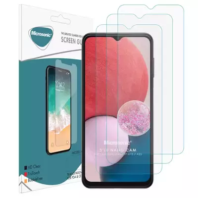 Microsonic Samsung Galaxy A04S Screen Protector Nano Glass Cam Ekran Koruyucu (3`lü Paket)