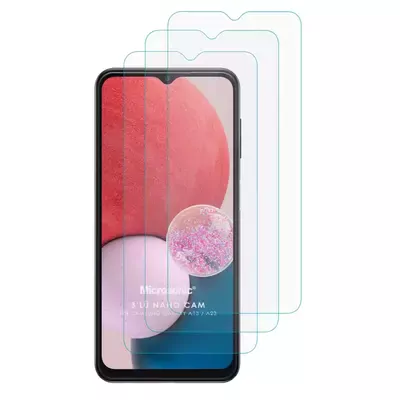 Microsonic Samsung Galaxy A04S Screen Protector Nano Glass Cam Ekran Koruyucu (3`lü Paket)