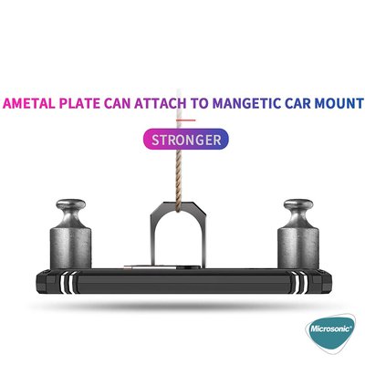Microsonic Samsung Galaxy A12 Kılıf Military Ring Holder Siyah