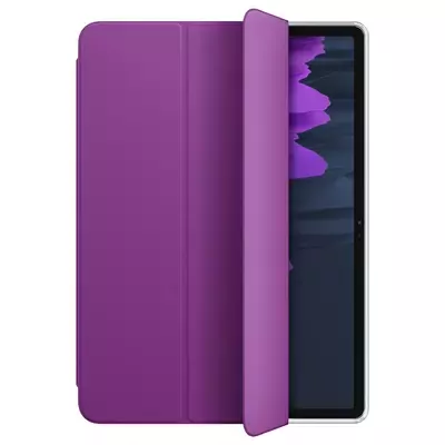 Microsonic Samsung Galaxy Tab A8 X200 Kılıf Slim Translucent Back Smart Cover Mor