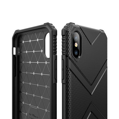 Microsonic Apple iPhone X Diamond Shield Kılıf Lacivert