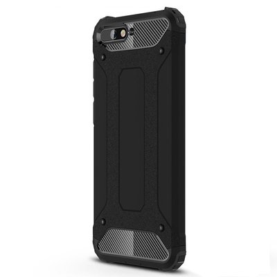 Microsonic Huawei Y6 2018 Kılıf Rugged Armor Siyah