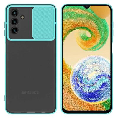 Microsonic Samsung Galaxy A13 Kılıf Slide Camera Lens Protection Turkuaz