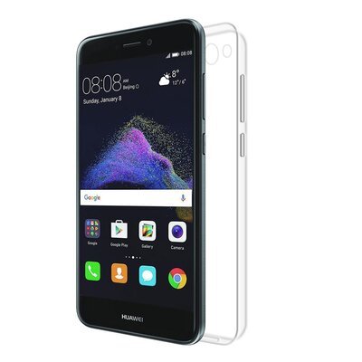 Microsonic Huawei P9 Lite 2017 Kılıf Transparent Soft Siyah