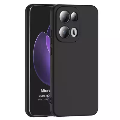 Microsonic Oppo Reno 13 Pro Kılıf Groovy Soft Siyah