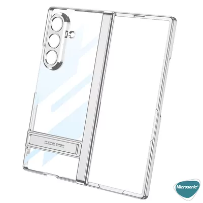 Microsonic Samsung Galaxy Z Fold 7 Kılıf Clarity Stand Siyah