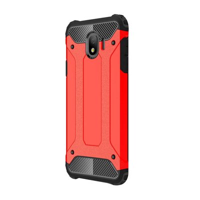 Caseup Samsung Galaxy J4 Kılıf Tank Kırmızı