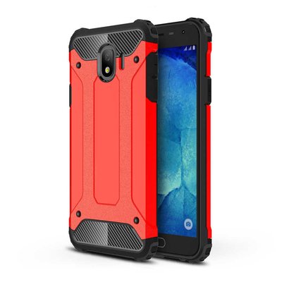 Caseup Samsung Galaxy J4 Kılıf Tank Kırmızı