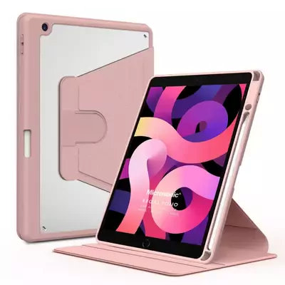 Microsonic Apple iPad 10.2'' 9. Nesil Kılıf (A2602-A2604-A2603-A2605) Regal Folio Pembe