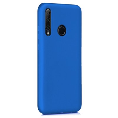 Microsonic Huawei Y7P Kılıf Matte Silicone Mavi