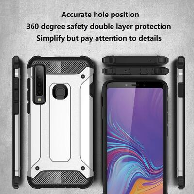 Microsonic Samsung Galaxy A9 2018 Kılıf Rugged Armor Siyah