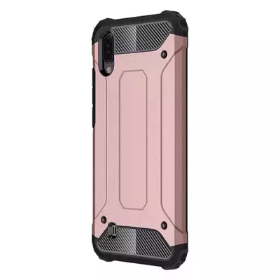 Microsonic Samsung Galaxy M10 Kılıf Rugged Armor Rose Gold