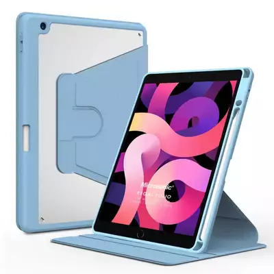 Microsonic Apple iPad 10.2'' 9. Nesil Kılıf (A2602-A2604-A2603-A2605) Regal Folio Mavi