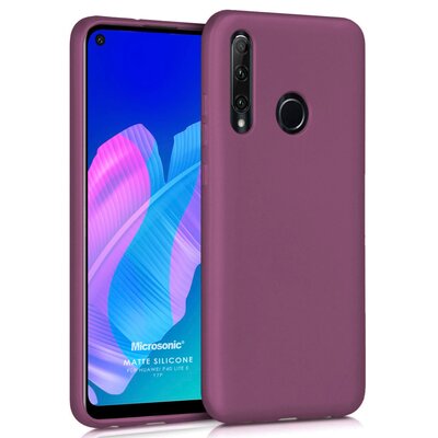 Microsonic Huawei Y7P Kılıf Matte Silicone Mor