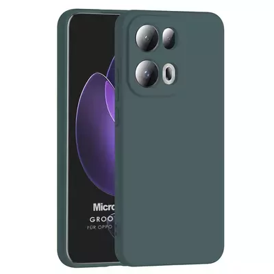 Microsonic Oppo Reno 13 Pro Kılıf Groovy Soft Koyu Yeşil