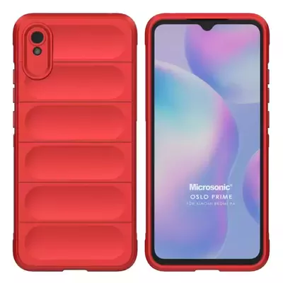 Microsonic Xiaomi Redmi 9A Kılıf Oslo Prime Kırmızı